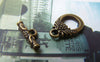 Accessories - 20 Sets Of Antique Bronze Toggle Clasps 14x18mm A224