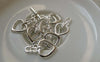 Accessories - 20 Sets Silver Tone Flower Heart Toggle Clasps A6264