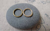 Accessories - 200 Pcs Antique Bronze KC Gold Metal Iron Jump Rings Size 10mm 16gauge