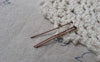 Accessories - 200 Pcs Antique Copper Headpins 25mm 20 Gauge  A7236