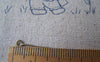 Accessories - 200 Pcs Of Antique Bronze Eye Pin 16mm A4527