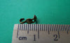 Accessories - 200 Pcs Of Antique Bronze Fold Over Clamshell Clasps Bead Tips 3x9mm A2111