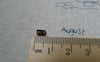 Accessories - 200 Pcs Of Antique Bronze Iron Clamshell Bead Tips Fold Over Clasps For Bead Chain Sized  2.4mm  A6157