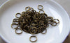 Accessories - 200 Pcs Of Antique Bronze Iron Split Rings 8mm A5068