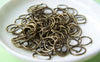 Accessories - 200 Pcs Of Antique Bronze Jump Rings 10mm 18guage A3300