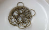Accessories - 200 Pcs Of Antique Bronze Thick Jump Rings 12mm 18gauge A6711