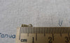 Accessories - 200 Pcs Of Antique Bronze Tiny Fold Over Crimp Head Clasps 7mm A6604