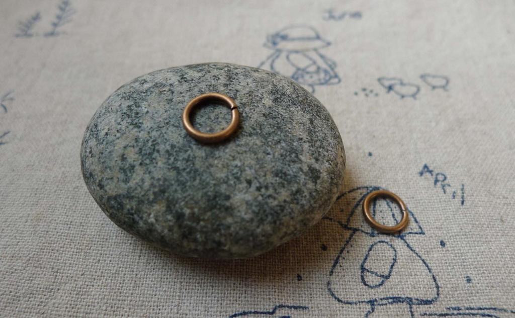 Accessories - 200 Pcs Of Antique Copper Jump Rings 8mm 16gauge A5545