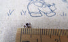 Accessories - 200 Pcs Of Antique Silver Flower Spacer Beads 4.5mm A3432