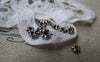 Accessories - 200 Pcs Of Antique Silver Flower Spacer Beads 4.5mm A3432
