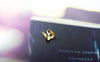 Accessories - 200 Pcs Of Gold Plated Brass Clamshell Bead Tips 4mm For Bead Chain Sized 1.2mm-1.5mm A2153