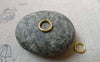 Accessories - 200 Pcs Of Gold Plated Iron Jump Rings Size 8mm 16gauge A6268