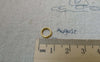 Accessories - 200 Pcs Of Gold Plated Iron Jump Rings Size 8mm 16gauge A6268