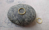 Accessories - 200 Pcs Of Gold Tone Iron Jump Rings Size 9mm 18gauge A6709