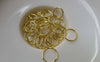 Accessories - 200 Pcs Of Gold Tone Iron Jump Rings Size 9mm 18gauge A6709