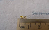 Accessories - 200 Pcs Of Gold Tone Tiny Fold Over Crimp Head Clasps 7mm A7232