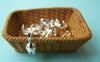 Accessories - 200 Pcs Of Silver Tone Fold Over Clamshell Clasps Bead Tips 3x9mm A2124