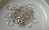Accessories - 200 Pcs Of Silver Tone Split Rings 8mm 23guage A6426