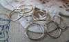 Accessories - 200 Pcs Of Silvery Gray Nickel Tone Jump Rings 12mm 18gauge A2455