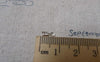 Accessories - 200 Pcs Of Silvery Gray Nickel Tone Tiny Fold Over Crimp Head Clasps 7mm A7233