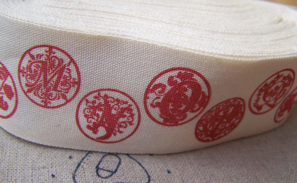 Accessories - 26 English Letters Alphabet Ribbon Label String Red Color Set Of 5 Meters A2885