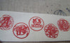 Accessories - 26 English Letters Alphabet Ribbon Label String Red Color Set Of 5 Meters A2885