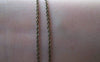 Accessories - 2mm Oval Chain Antique Bronze Brass Cable Chain Set Of 16ft (5m) A4015