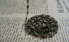 Accessories - 3.3 Ft (1m) Antique Bronze Brass Heart Link Chain Soldered Links A2014
