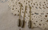 Accessories - 30 Pcs Antique Bronze Brass Eyepin Pin Clutch Brooch 40mm A7408