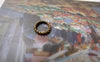 Accessories - 30 Pcs Antique Bronze Brass Twisted Coiled Loop Rings 1.2x8mm A6060