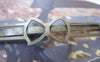 Accessories - 30 Pcs Antique Bronze Filigree Bowtie Bobby Pin Hair Clips 53mm A7528