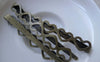 Accessories - 30 Pcs Antique Bronze Filigree Heart Bobby Pin Hair Clips 53mm A7534