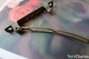 Accessories - 30 Pcs Antique Bronze Snap Hair Clip Barette Blanks With 35mm Flat Back A7485