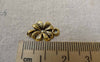 Accessories - 30 Pcs Antique Gold Four-Leaf Clover Lucky Flower Charms 10x19mm A6476