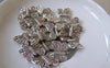 Accessories - 30 Pcs Antique Silver Pewter Butterfly Beads 11x15mm A5329