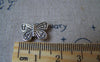 Accessories - 30 Pcs Antique Silver Pewter Butterfly Beads 11x15mm A5329