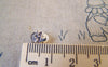 Accessories - 30 Pcs Antique Silver Rondelle Grin Skull Beads Double Sided 6x9mm A5430