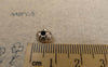 Accessories - 30 Pcs Antique Silver Round Lotus Flower Rondelle Beads 5x8mm A6236