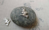 Accessories - 30 Pcs Antique Silver Witch Broom Charms 9x11mm Double Sided A6463