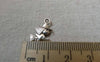 Accessories - 30 Pcs Antique Silver Witch Broom Charms 9x11mm Double Sided A6463