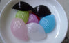 Accessories - 30 Pcs Of Acrylic Flower Leaf Petal Charms 20x32mm Mixed Color A7755