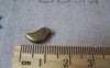 Accessories - 30 Pcs Of Antique Bronze 3D Bird Spacer Beads Charms 7x12mm A5367