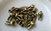 Accessories - 30 Pcs Of Antique Bronze 3D Tooth Charms 8x16mm A6481