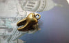 Accessories - 30 Pcs Of Antique Bronze 3D Tooth Charms 8x16mm A6481