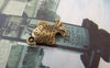 Accessories - 30 Pcs Of Antique Bronze Concaved Fish Charms Double Sided 11x15mm A5290