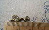 Accessories - 30 Pcs Of Antique Bronze Crane Bird Charms 8x15mm A267