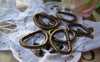 Accessories - 30 Pcs Of Antique Bronze D Jump Rings 11x16mm A3501