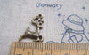 Accessories - 30 Pcs Of Antique Bronze Deer Charms 14x22mm A1073