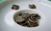 Accessories - 30 Pcs Of Antique Bronze Dotted Heart Charms 11x13mm A1507