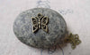 Accessories - 30 Pcs Of Antique Bronze Filigree Butterfly Charms 12x14mm A6842